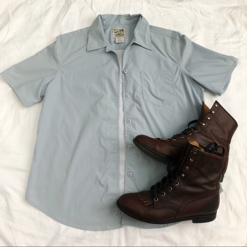 Travelsmith Vented Outdoors Hiking Shirt Size M